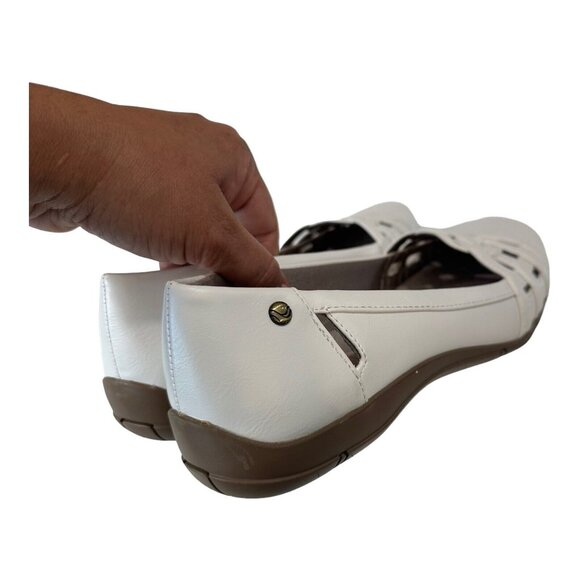 Life Stride Diverse Women SZ 9M White Slip On Flat Shoes - Picture 8 of 12